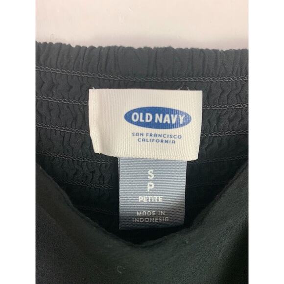 Old Navy Black Petite Spaghetti Strap Fit & Flare Dress Size S - Picture 4 of 5